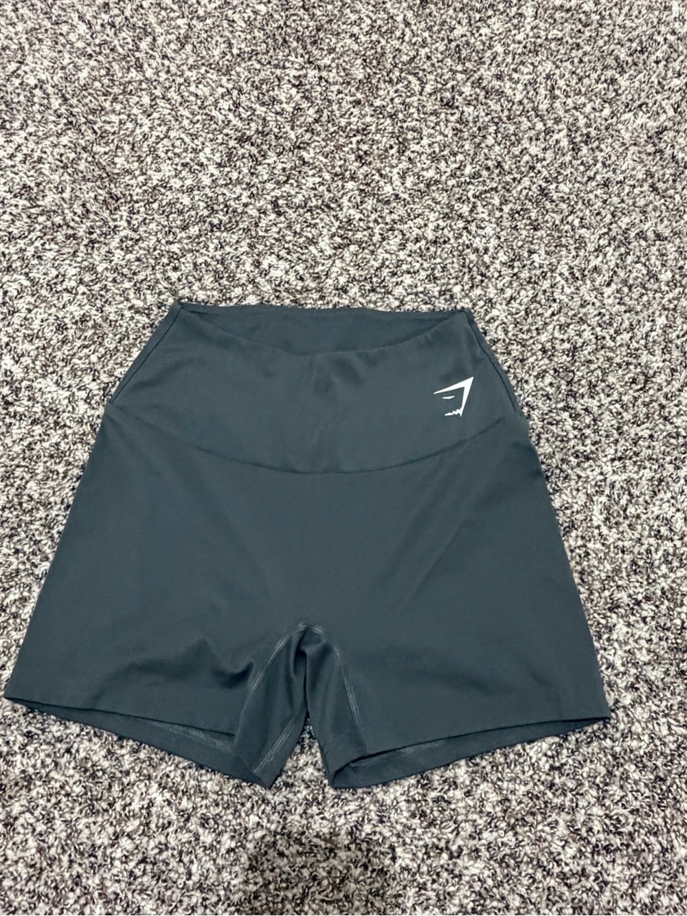 Gymshark Grey High-Waist Bike Shorts